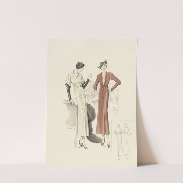 Chic Parisien, No. 414, fig. 6256 en 6257 by Anonymous