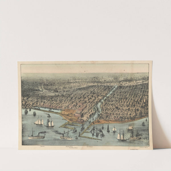 Chicago, as it was by Currier & Ives.