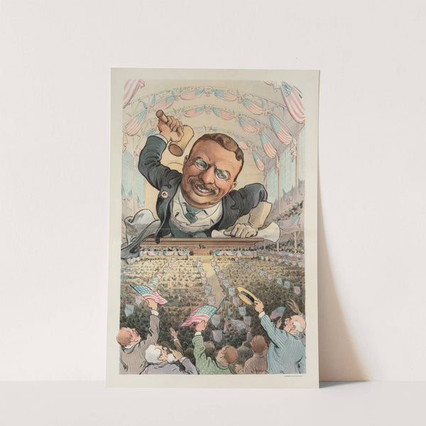 Chicago, June 21, 1904 - 'All in favor of the nomination will say aye!' by Udo Keppler