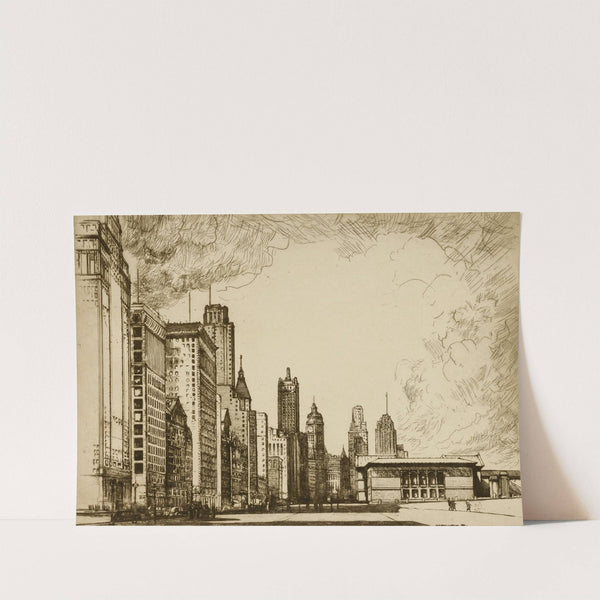 Chicago, Michigan Avenue no. 2 by Donald Shaw MacLaughlan