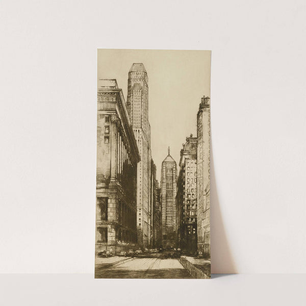 Chicago, the Heart of Chicago (Evening) by Donald Shaw MacLaughlan