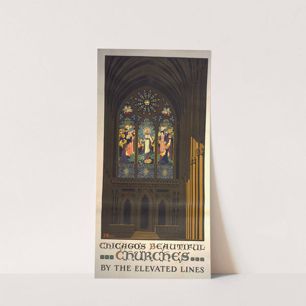 Chicago's beautiful churches by the elevated lines by Oscar Rabe Hanson