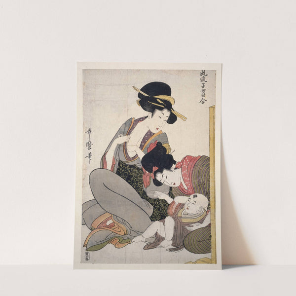Chichi – About to breastfeed (1793-1804) by Kitagawa Utamaro