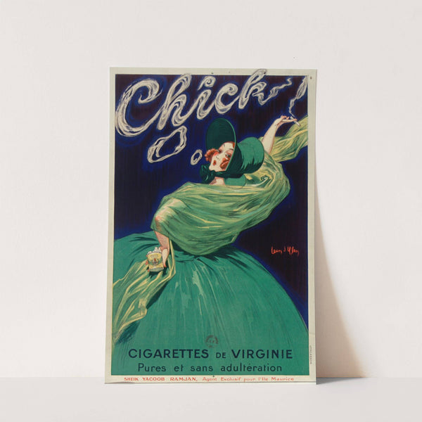 Chick cigarettes de Virginie pures et sans adultération by Jean d'Ylen