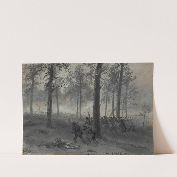 Chickamauga by Alfred Rudolph Waud