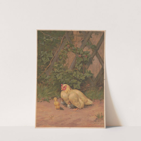 Chickens (1879) by William Baptiste Baird