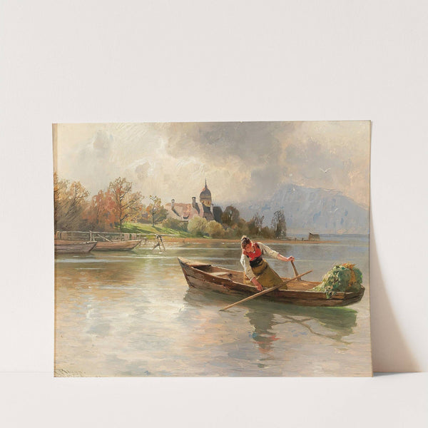 Chiemsee Landscape by Karl Raupp