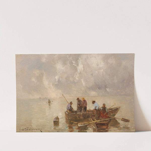 Chiemseefischer by Joseph Wopfner