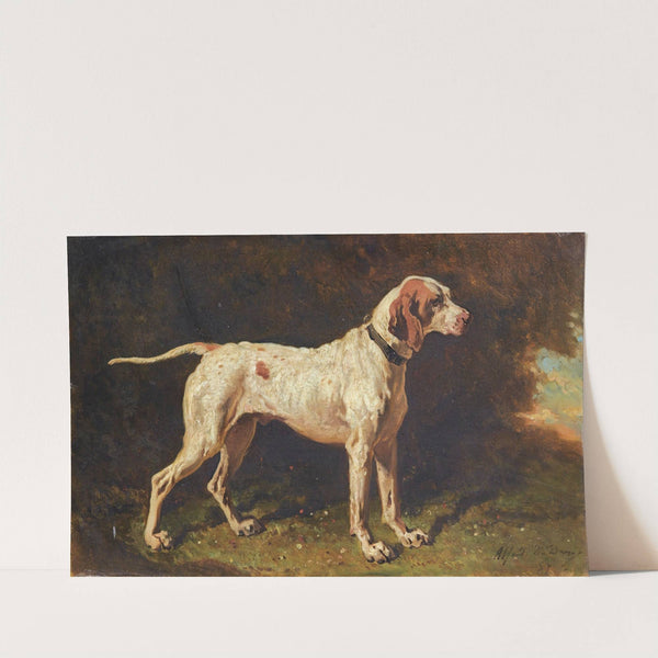 Chien À L’arrêt (1857) by Alfred De Dreux