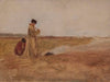 Child Cowherds by the Fire, sketch (1889 - 1905)