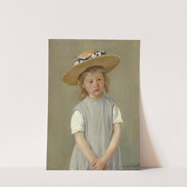 Child in a Straw Hat (c. 1886) by Mary Cassatt