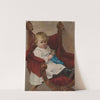 Child in an armchair by Ludwik Łepkowski