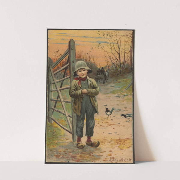 Child motif by Jenny Nyström