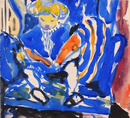 Child Reading (1915-1918) — size preview