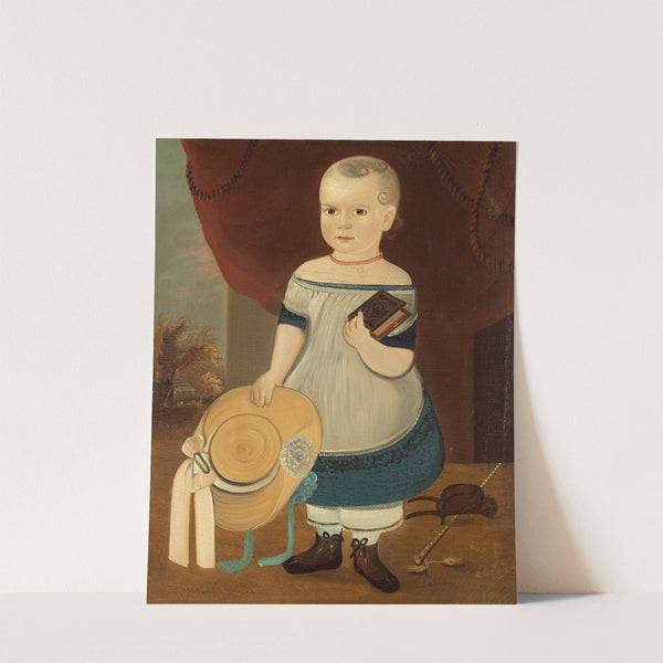 Child with Straw Hat (c. 1846) by William Matthew Prior