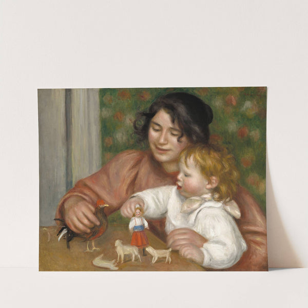 Child with Toys - Gabrielle and the Artist's Son, Jean by Pierre-Auguste Renoir