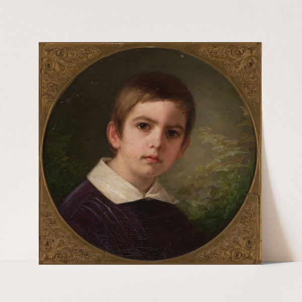 Childhood portrait of Ferdynand Radziwiłł by Johannes Samuel Otto