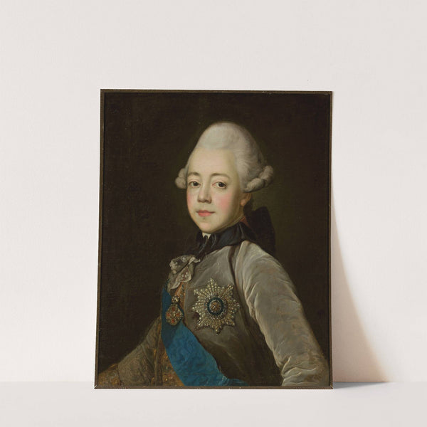 Childhood portrait of Paul I by Jean Louis Voille