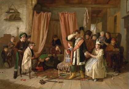 Children Acting the ‘Play Scene’ from ‘Hamlet’ Act II, Scene ii