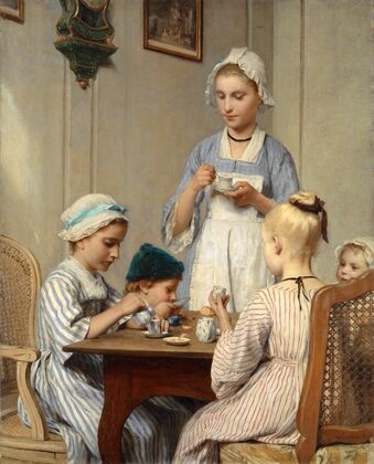 Children at Breakfast