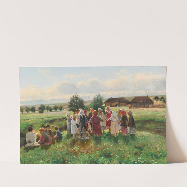 Children At Play by Vladimir Egorovich Makovsky