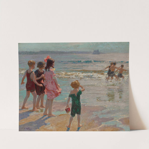 Children at the Shore by Edward Henry Potthast