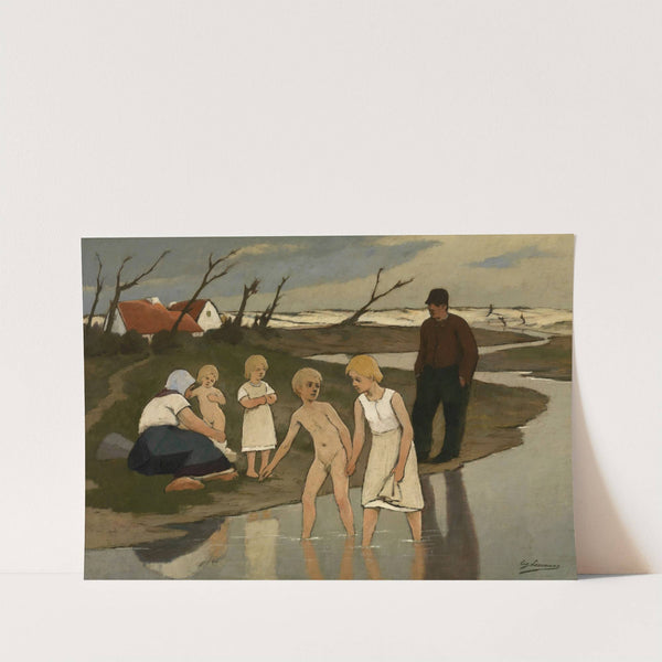 Children Bathing by Eugène Laermans