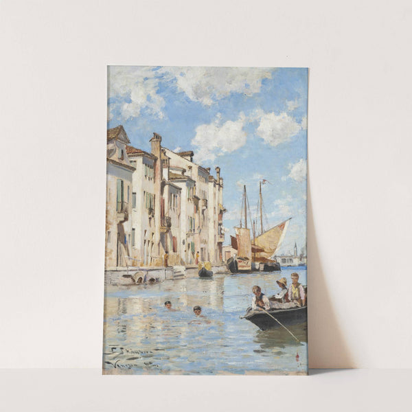 Children Bathing by Carl Skånberg