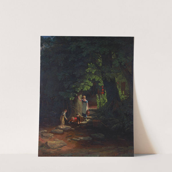 Children by a Brook (ca. 1822) by Francis Danby