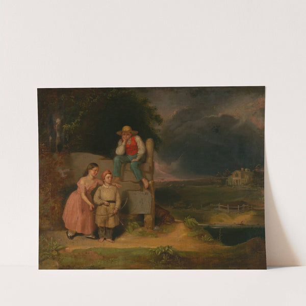 Children in a Storm by Thomas Le Clear