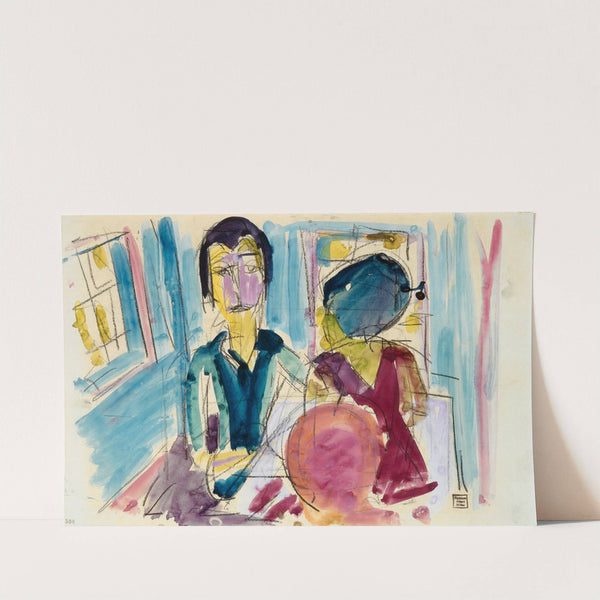 Children in the Parlor by Albert Müller