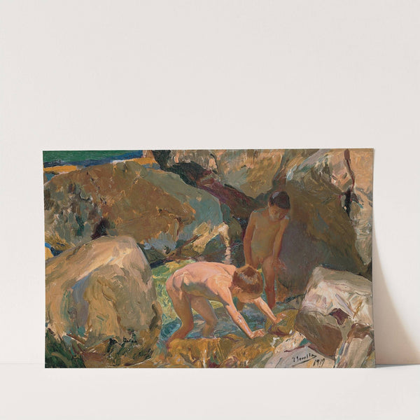 Children Looking For Shellfish by Joaquín Sorolla