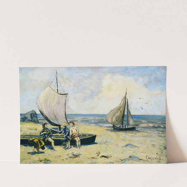 Children on the Beach by Louis Michel Eilshemius