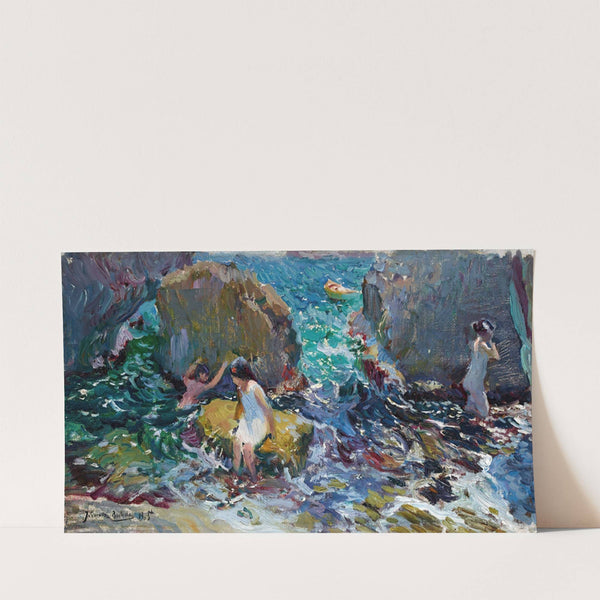 Children On The Shore, Jávea (1905) by Joaquín Sorolla