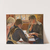 Children reading by Pekka Halonen