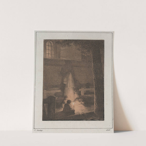 Children with Candle (1818) by Jean-Baptiste Isabey