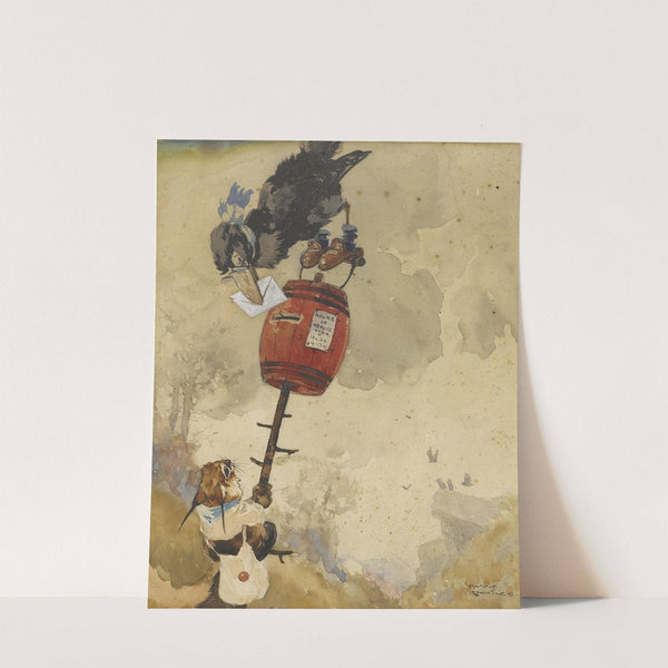 Children's book illustration by Harry Rountree