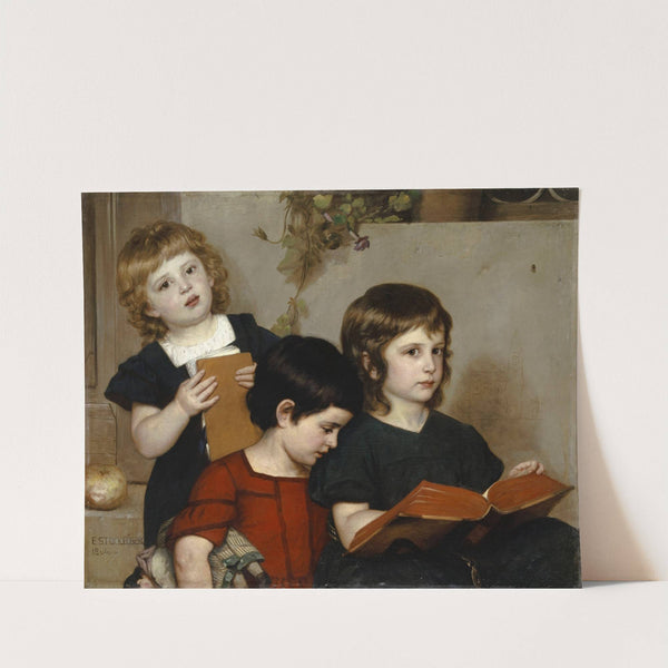 Children’s Church Service (1864) by Ernst Stückelberg