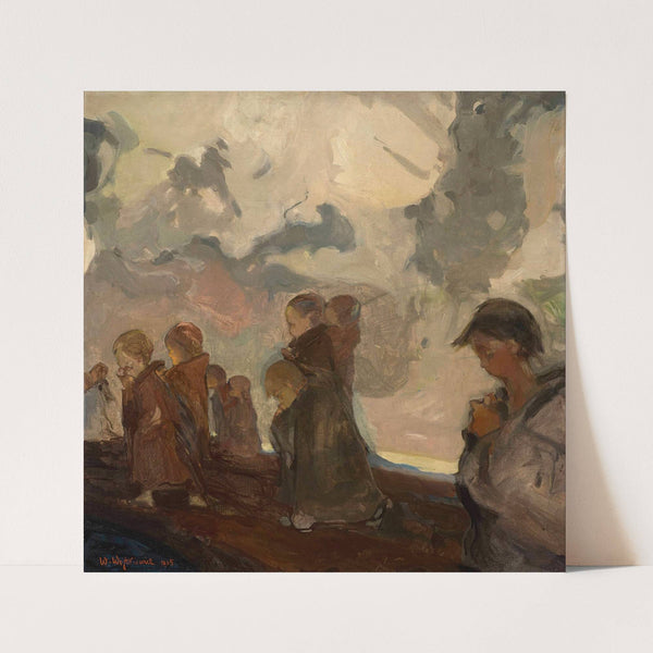 Children’s crusade by Witold Wojtkiewicz
