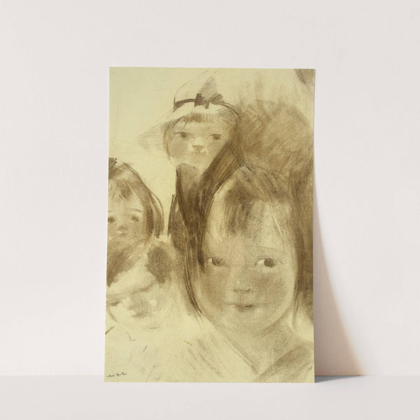 Children's heads by Mina Arndt