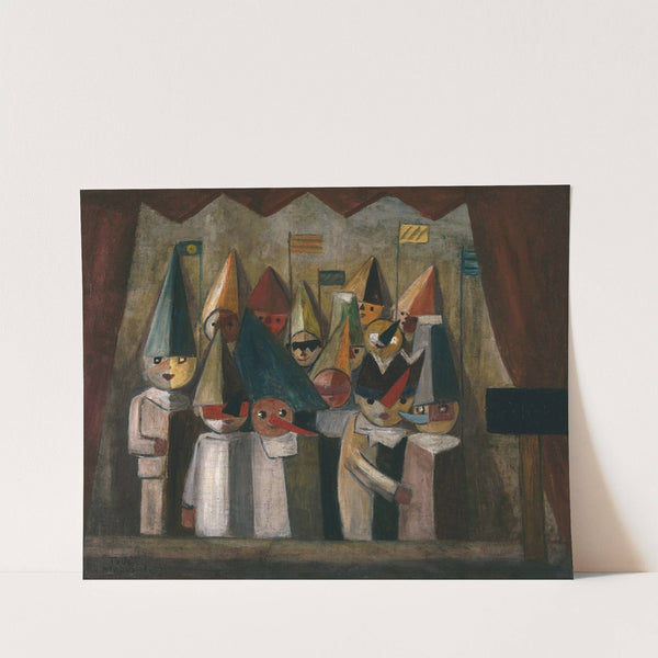 Children's theatre by Tadeusz Makowski