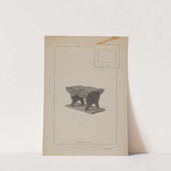 Child's Bench by Albert Camilli