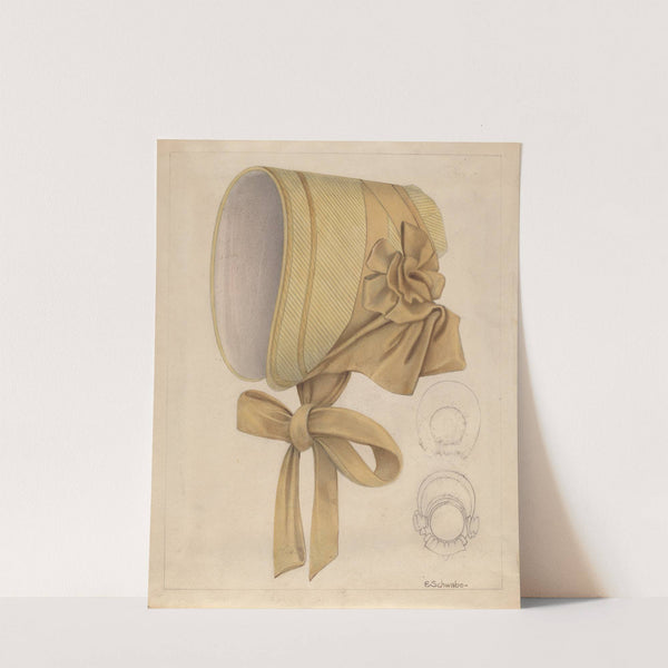 Child's Bonnet by Erwin Schwabe