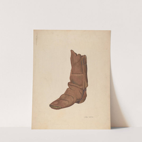 Child's Boot by LeRoy Griffith