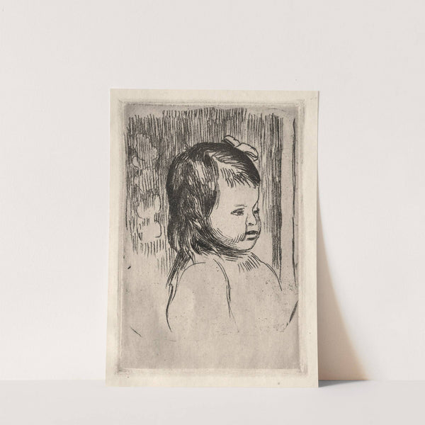 Child's Bust, Turned to the Right by Pierre-Auguste Renoir
