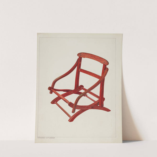Child's Folding Chair by Magnus S. Fossum