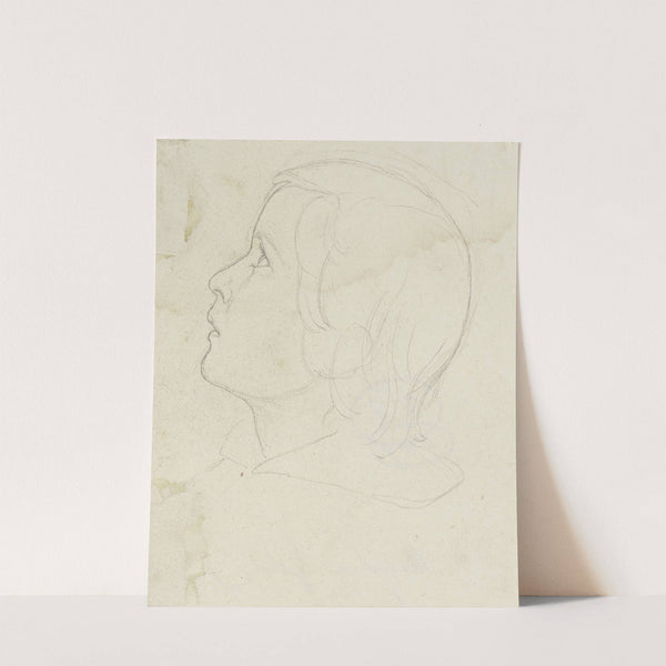 Child's head by Angilbert Göbel