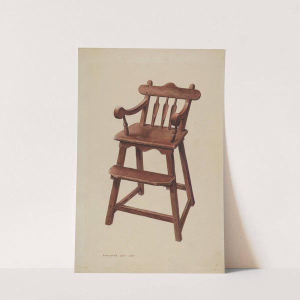 Child's High Chair by Samuel W. Ford