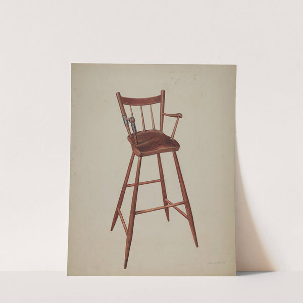 Child's High Chair by Herman O. Stroh