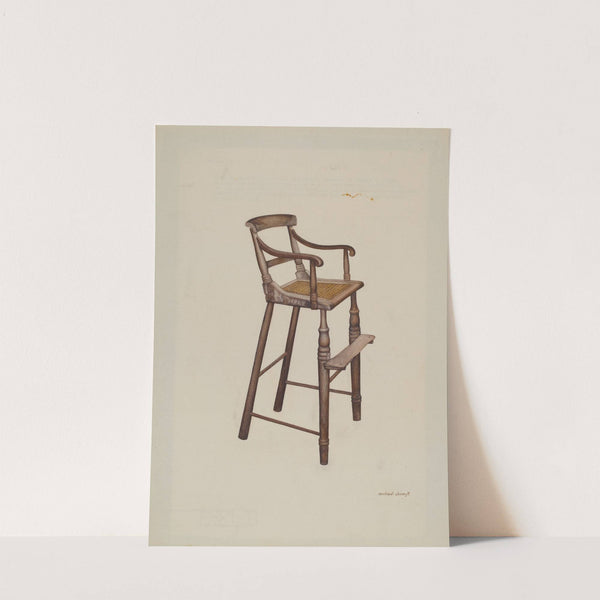 Child's High Chair by Michael Chomyk